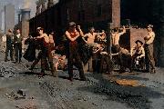 Thomas Pollock Anshutz The Ironworkers Noontime oil painting
